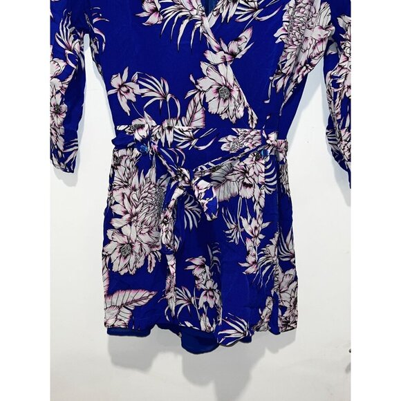 Yumi Kim Liz Rompe in French Rose Royal BLue Women's Size Medium - Picture 4 of 11